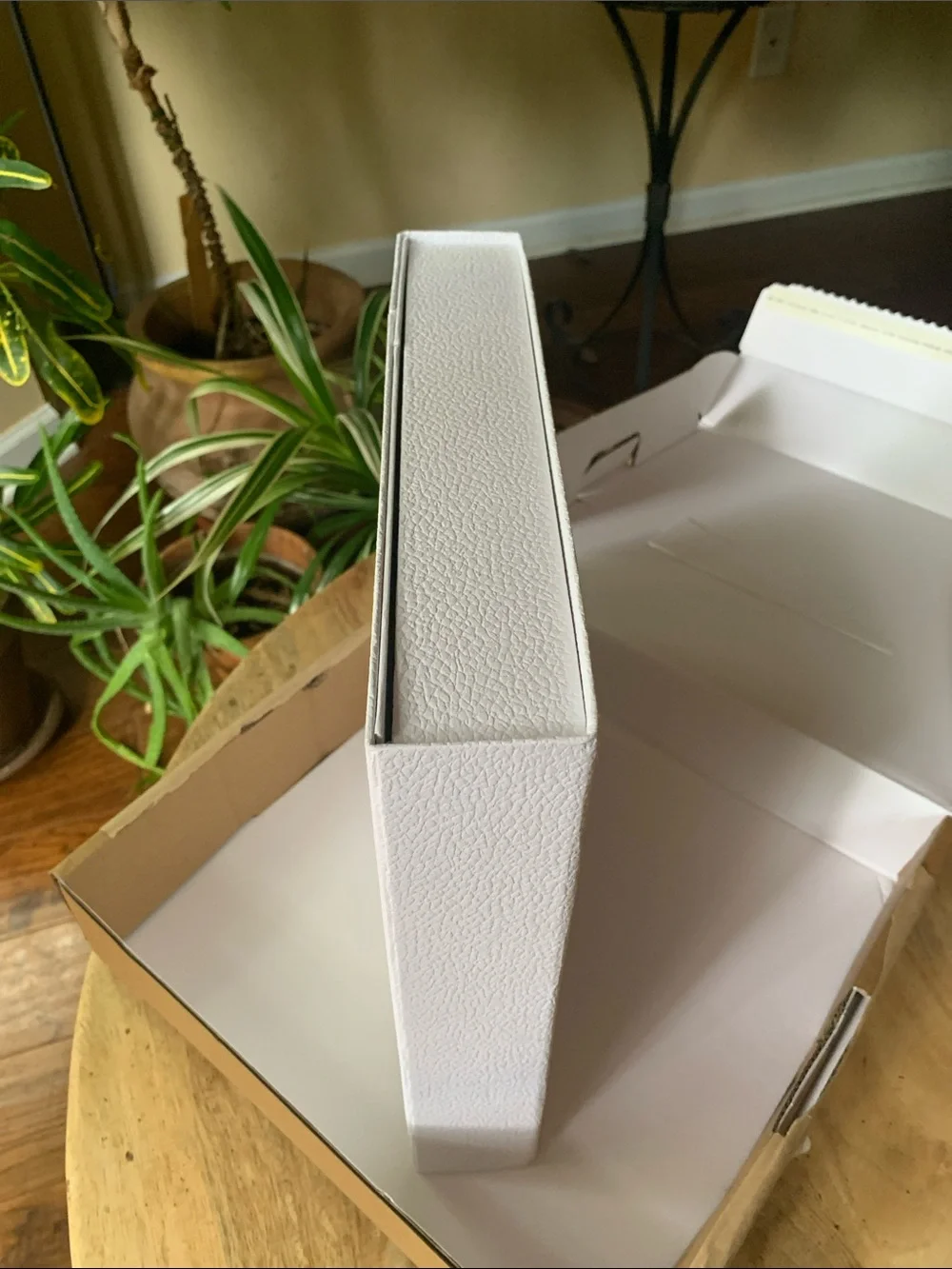 DIOR White Gift Box with Gold Logo -